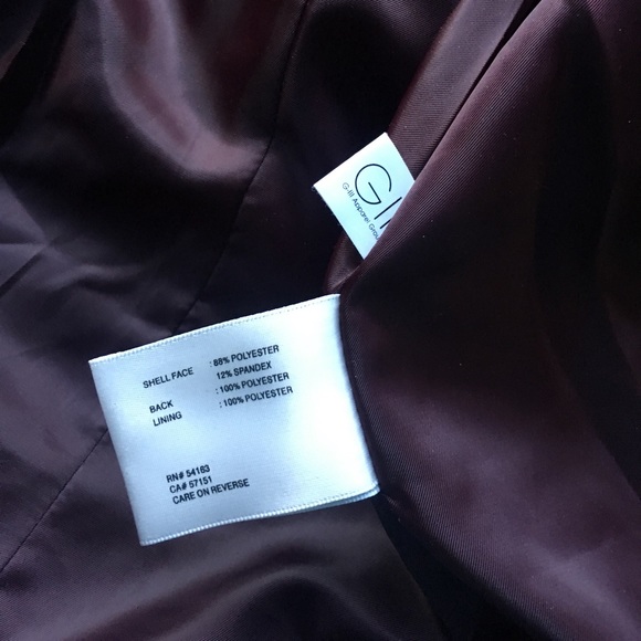 Kenneth Cole New York soft shell pinot noir jacket - Picture 8 of 8